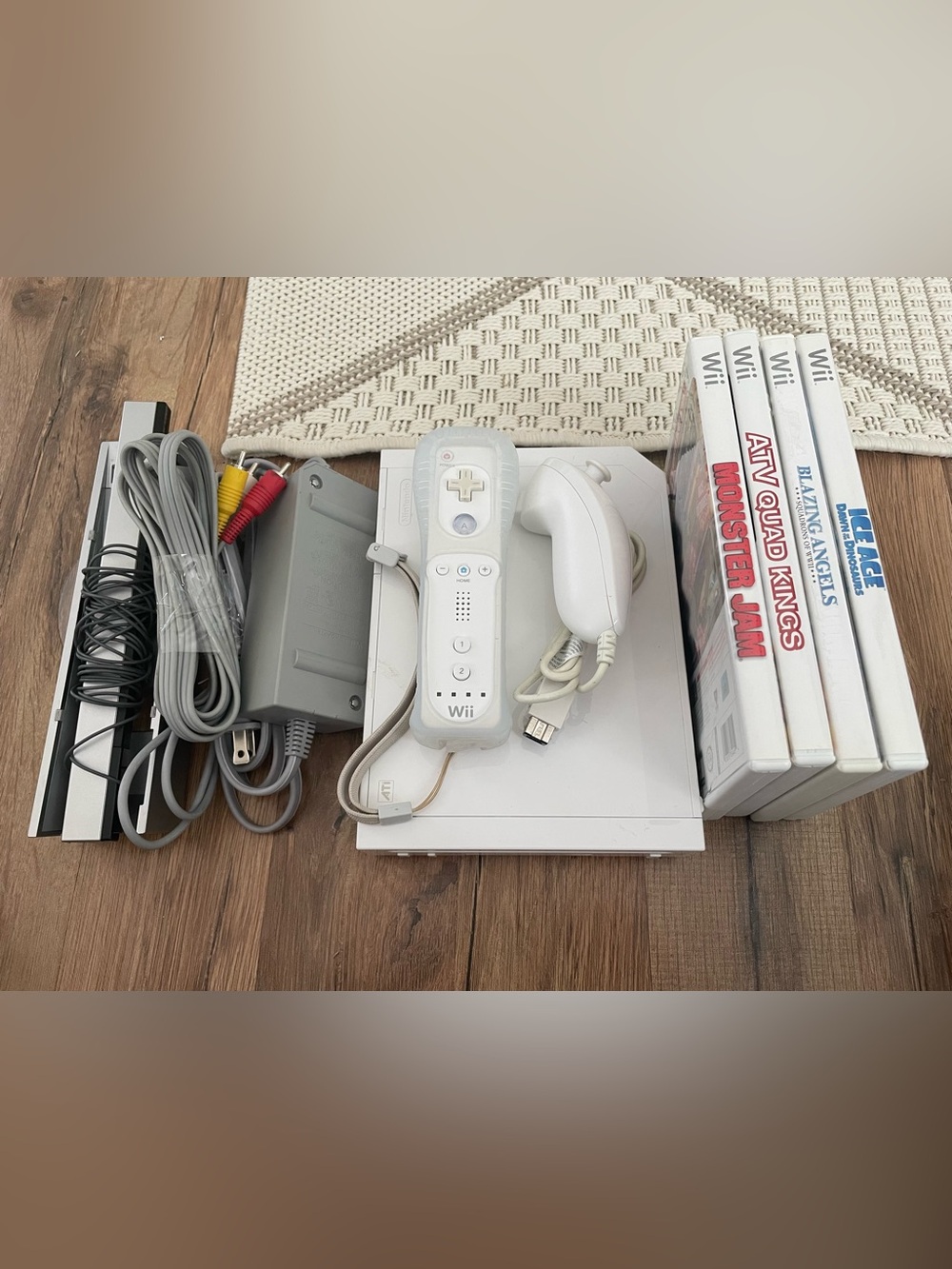 Nintendo Wii Console & Games Bundle Tested Working